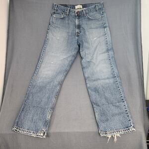 Levis Signature Men Jeans 36x32 Light Loose Baggy Distressed Vtg Y2K Tag 38x34